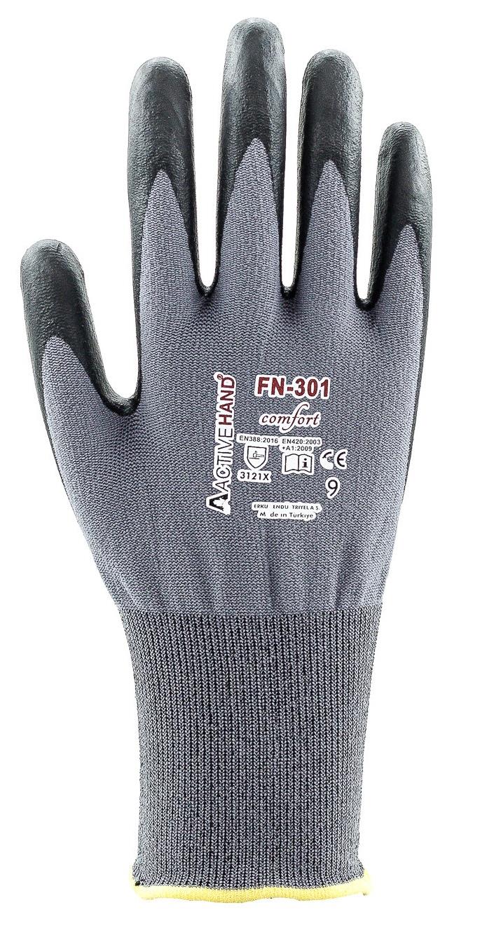 ACTIVEHAND FN-301 UltraFlex Köpük Nitril Eldiven 4121X - EKŞİOĞLU