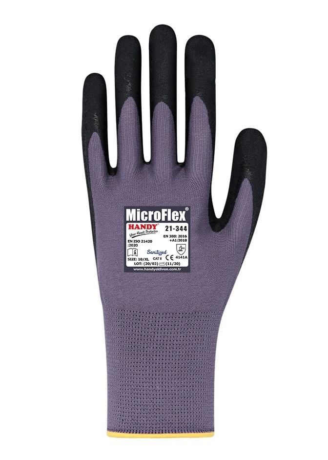 HANDY MicroFlex 21-344 Köpük Nitril Eldiven 4141A - EKŞİOĞLU
