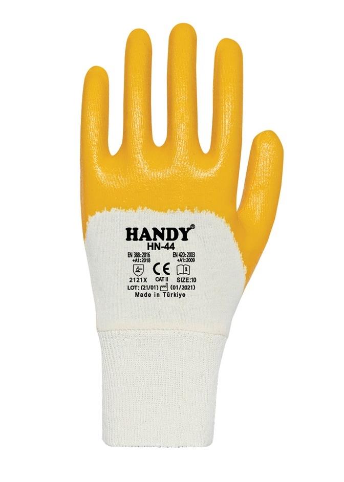 nium HG 左ハンドル 7.4:1 HANDY HN-44 Sarı Nitril Eldiven 2121X - EKŞİOĞLU