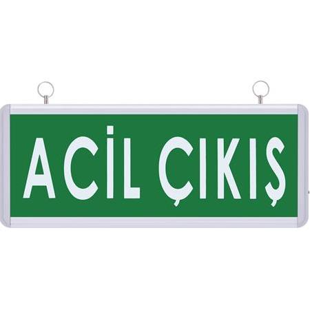 Işıklı ACİL ÇIKIŞ Yönlendirme Tabelası