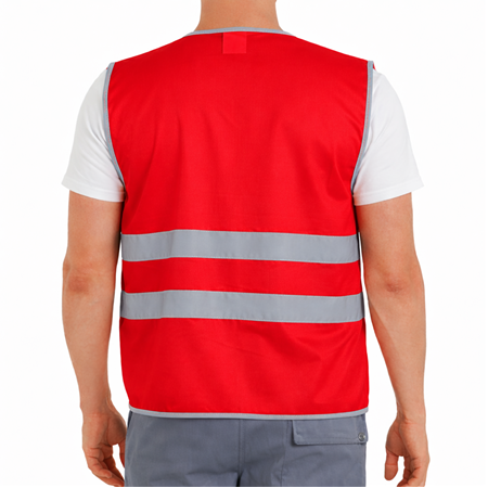 Kırmızı İkaz Yeleği