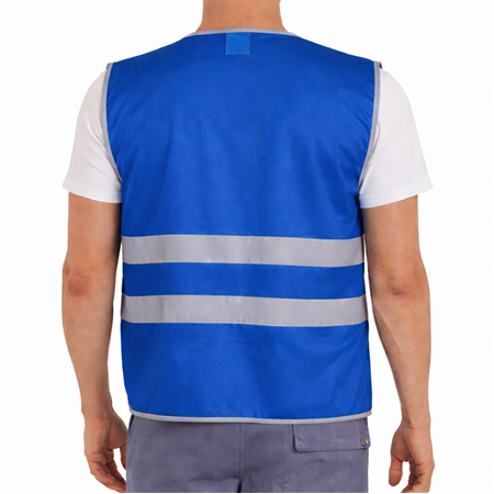 Saks Mavi İkaz Yeleği