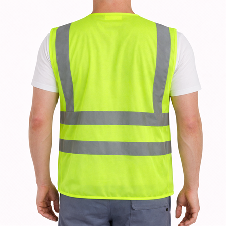 Mühendis Tipi Cepli İkaz Yeleği Sarı