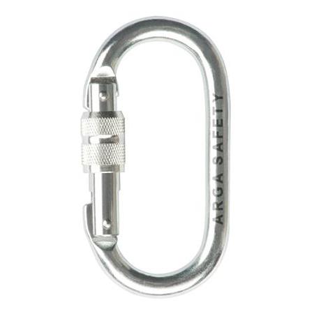 ARGA SAFETY OKS-17 S Çelik Oval Tip Karabina