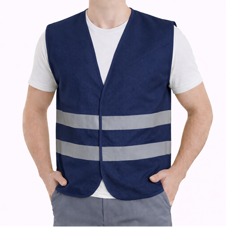 Lacivert İkaz Yeleği