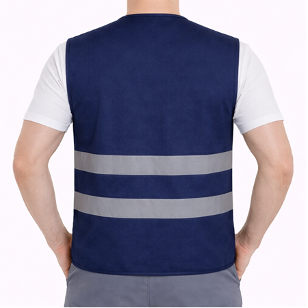 Lacivert İkaz Yeleği