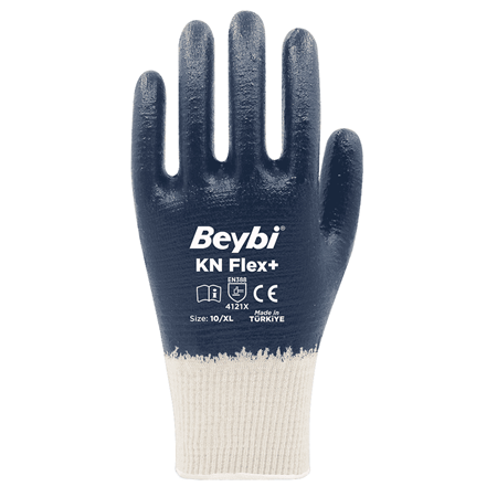 BEYBİ KN FLEX+ Mavi Nitril İş Eldiveni 4121X