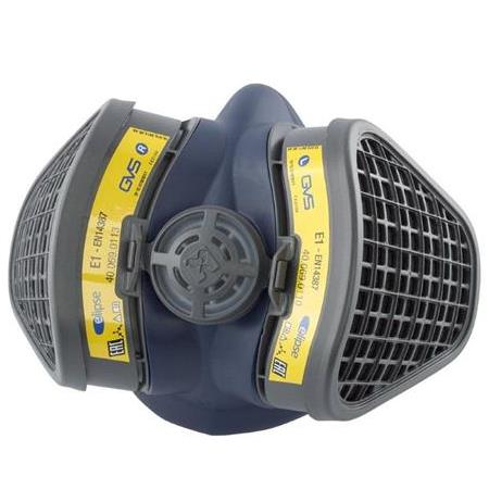 GVS Elipse Yarım Yüz Gaz Maskesi (E1 Filtreli)