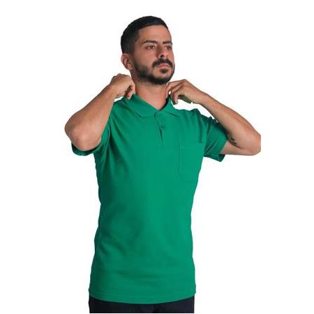 EKŞİOĞLU Logolu Baskılı Polo Yaka Open-End Tişört