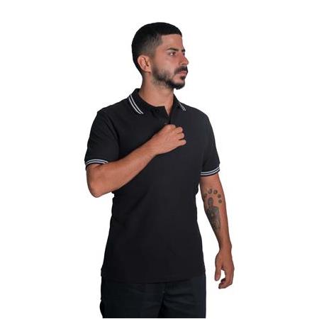 EKŞİOĞLU Logolu Baskılı Polo Yaka Penye Tişört