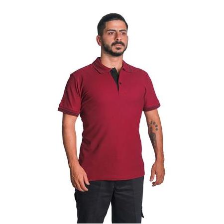 EKŞİOĞLU Logolu Baskılı Polo Yaka Penye Tişört