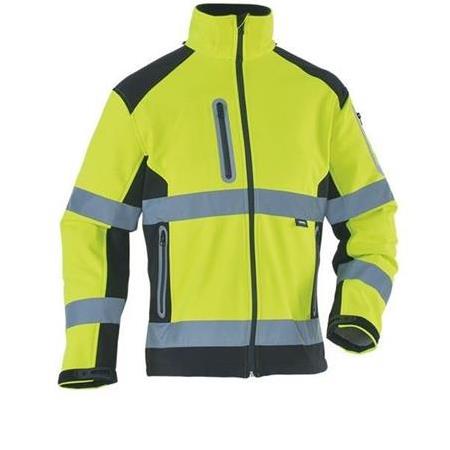 VIZWELL VWJK177-B Softshell Reflektörlü Sarı-Lacivert Mont