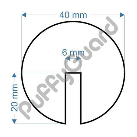 PUFFYGUARD A Profil Kenar Köşe Koruyucu Ø40 x 1000 mm