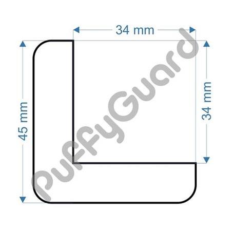 PUFFYGUARD L2 Kenar Köşe Koruyucu 45 x 45 x 1000 mm