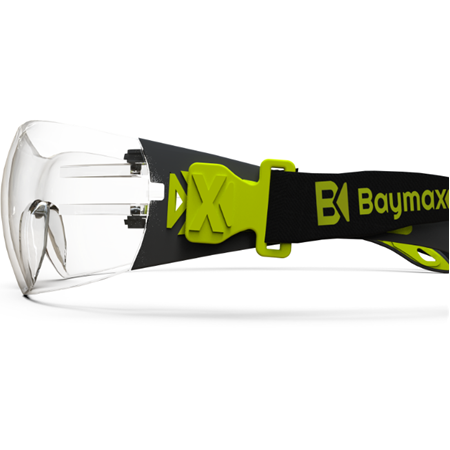 BAYMAX BX-2500 Solo Dual Koruyucu Gözlük Şeffaf